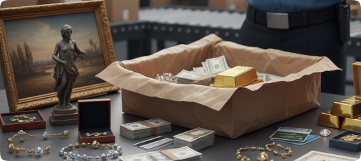 High value and financial items